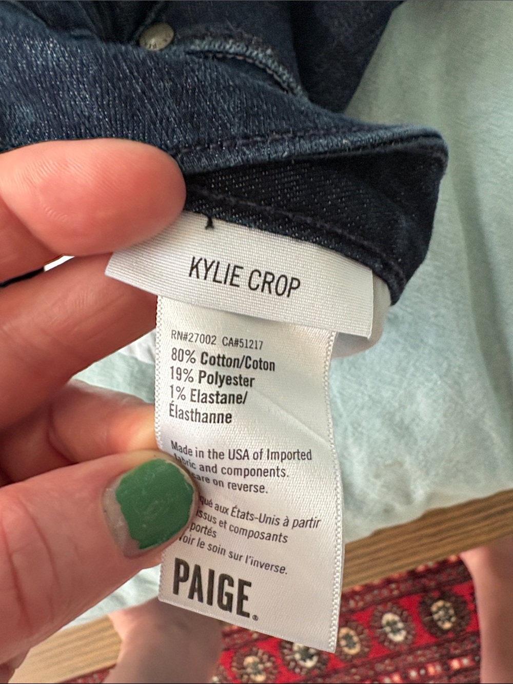 PAIGE Kylie Crop straight leg jeans - Picture 3 of 6